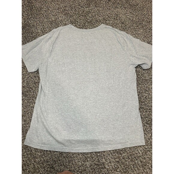 Disney Mickey Mouse All American Graphic T-Shirt L Gray Short Sleeve Cotton Bl - Picture 5 of 5